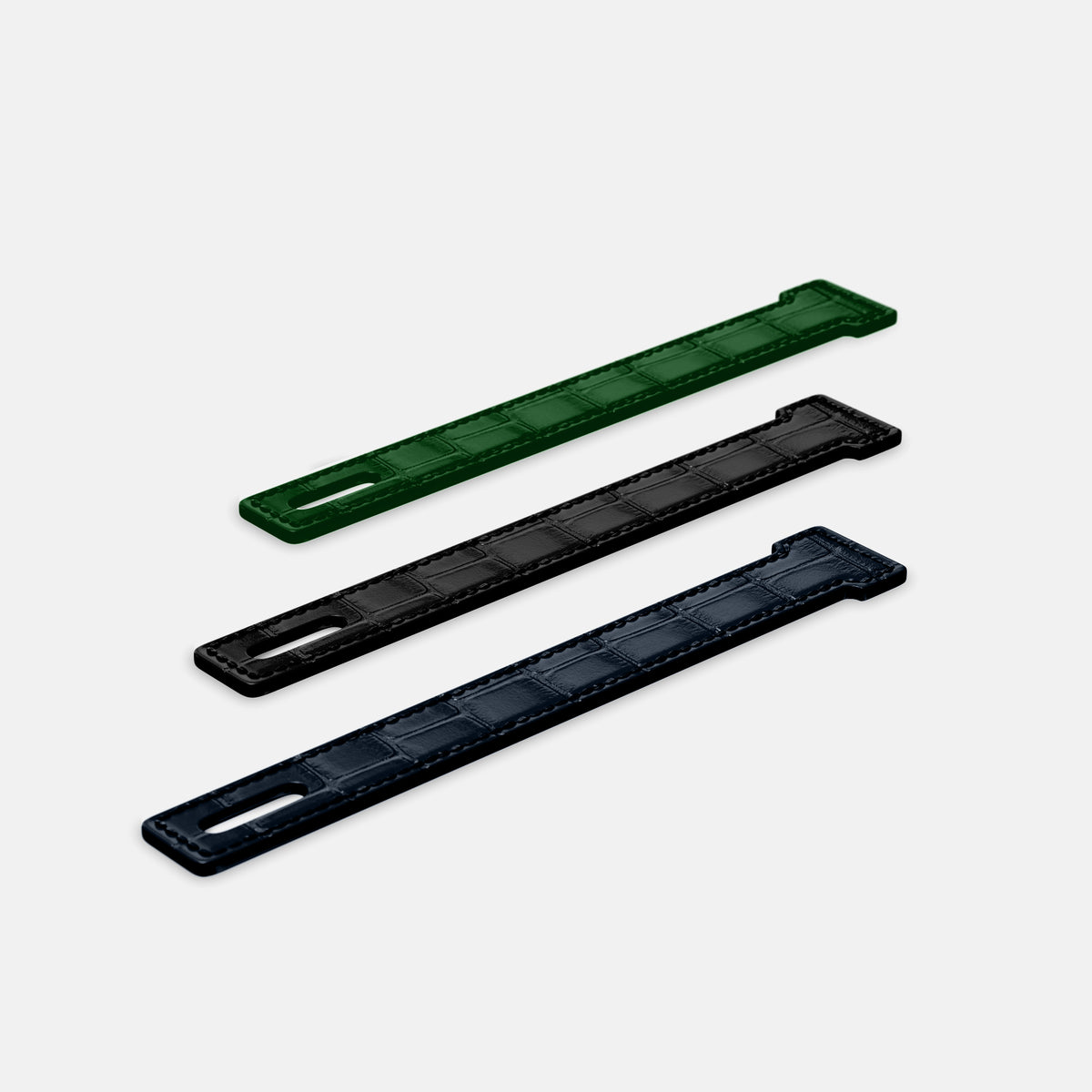 Navy Blue iPhone 16 Pro Max Additional Strap Alligator -3 | Navy-Blue
