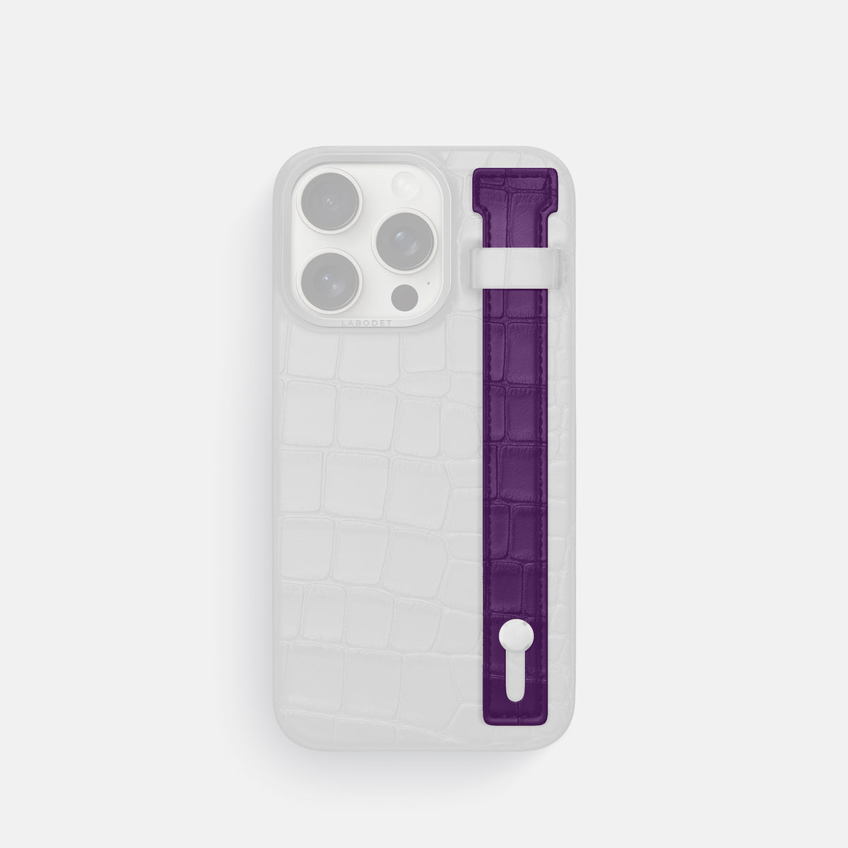 Purple iPhone 16 Pro Max Additional Strap Alligator -1 | Purple