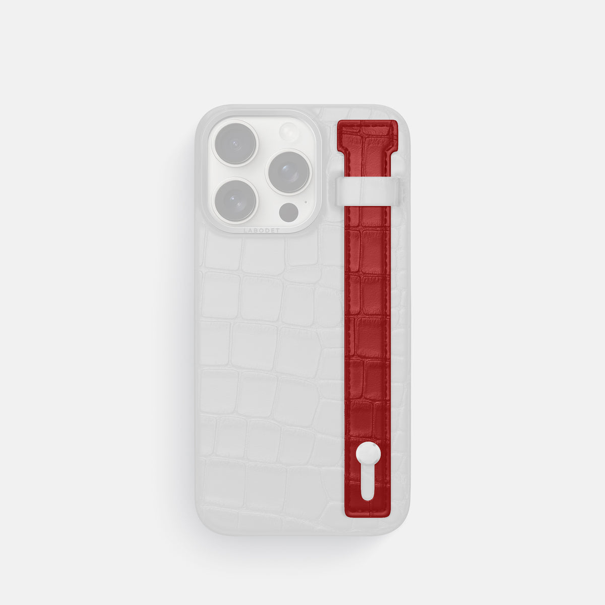 Red iPhone 16 Pro Max Additional Strap Alligator -1 | Red