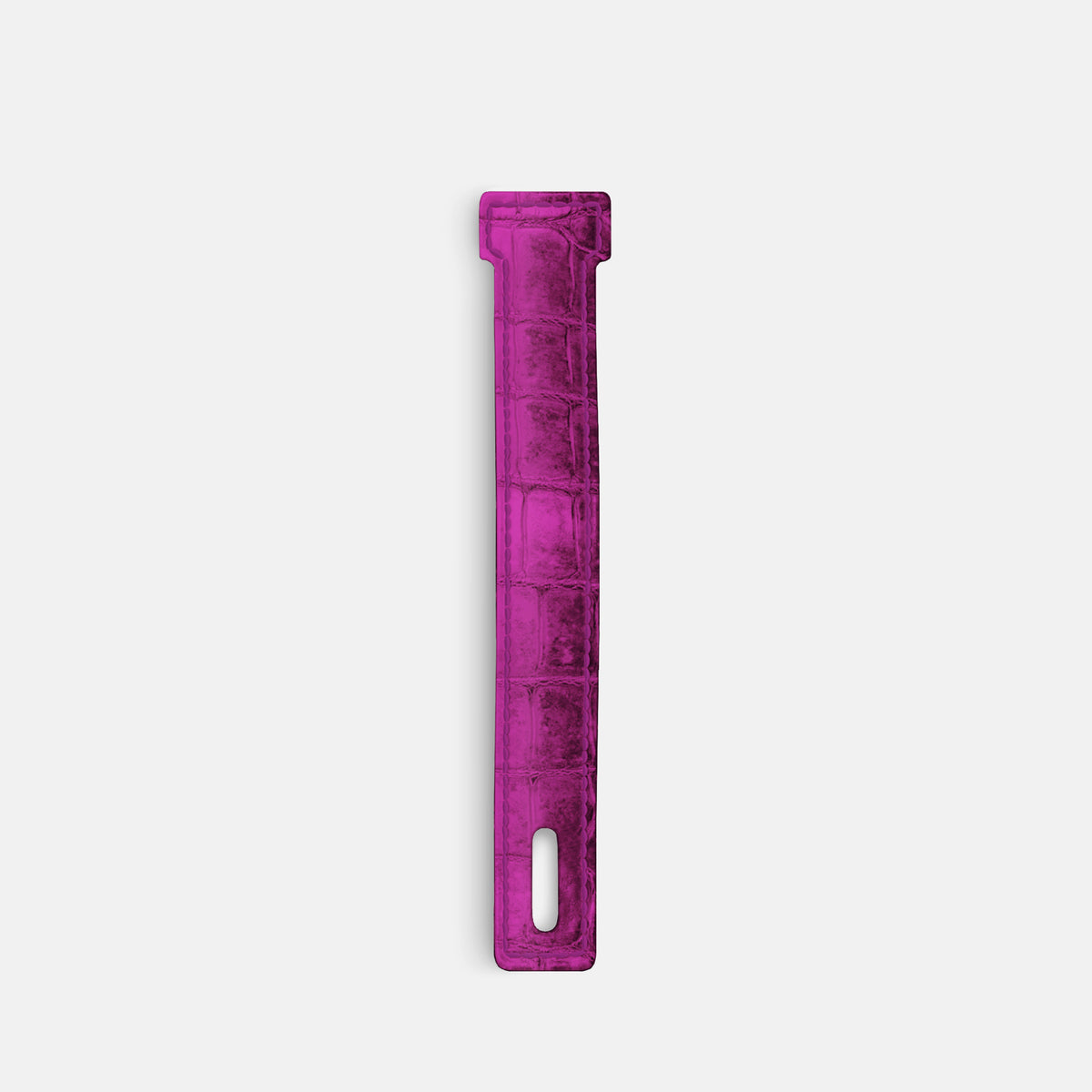 Fuchsia iPhone 16 Pro Additional Strap Himalayan Crocodile -2 | Fuchsia