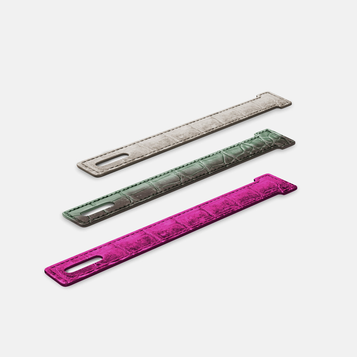Fuchsia iPhone 16 Pro Max Additional Strap Himalayan Crocodile -3 | Fuchsia