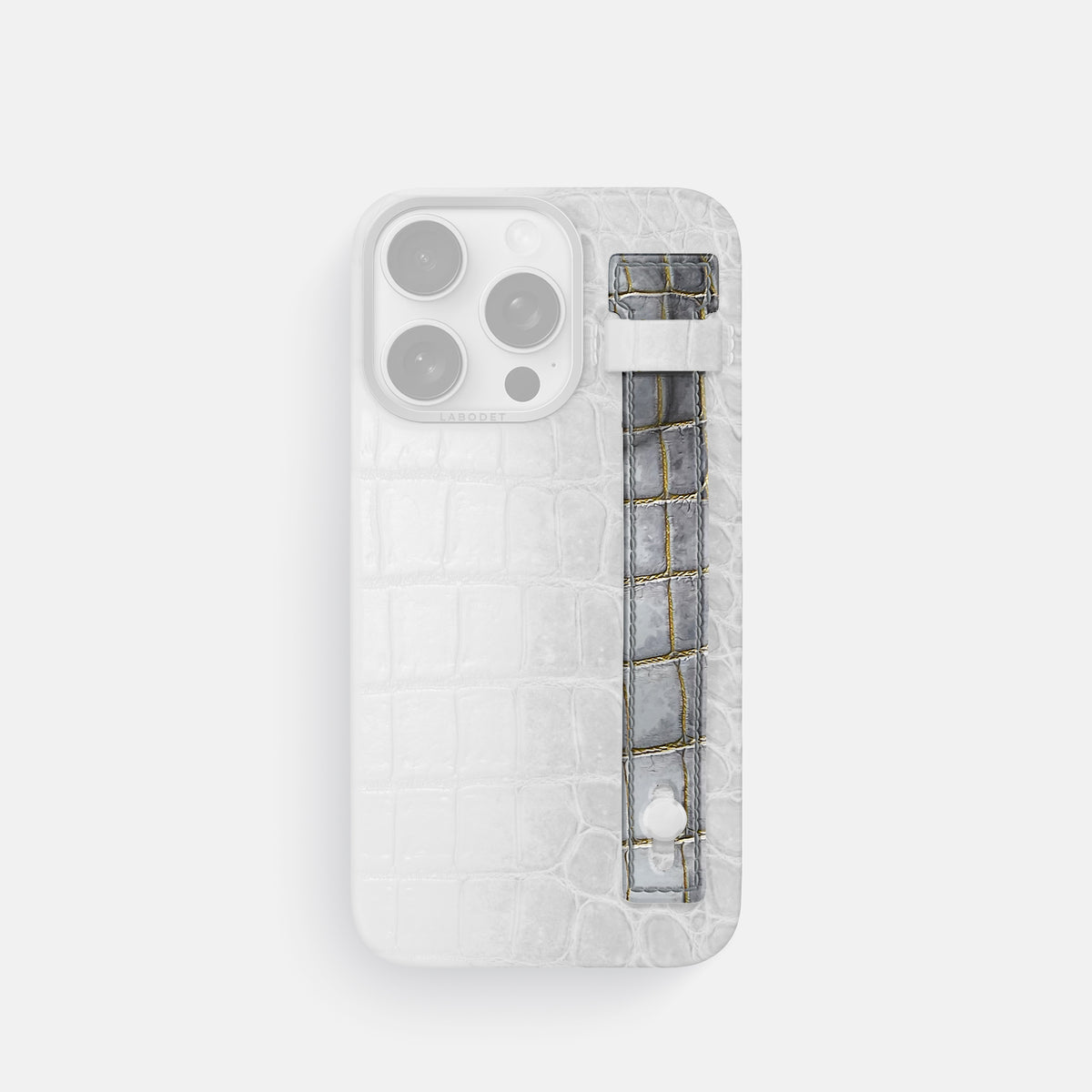 Gold iPhone 16 Pro Additional Strap Himalayan Crocodile -1 | Gold
