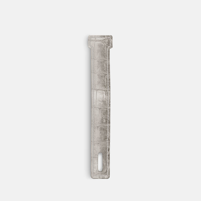 Grey iPhone 16 Pro Max Additional Strap Himalayan Crocodile -2 | Grey