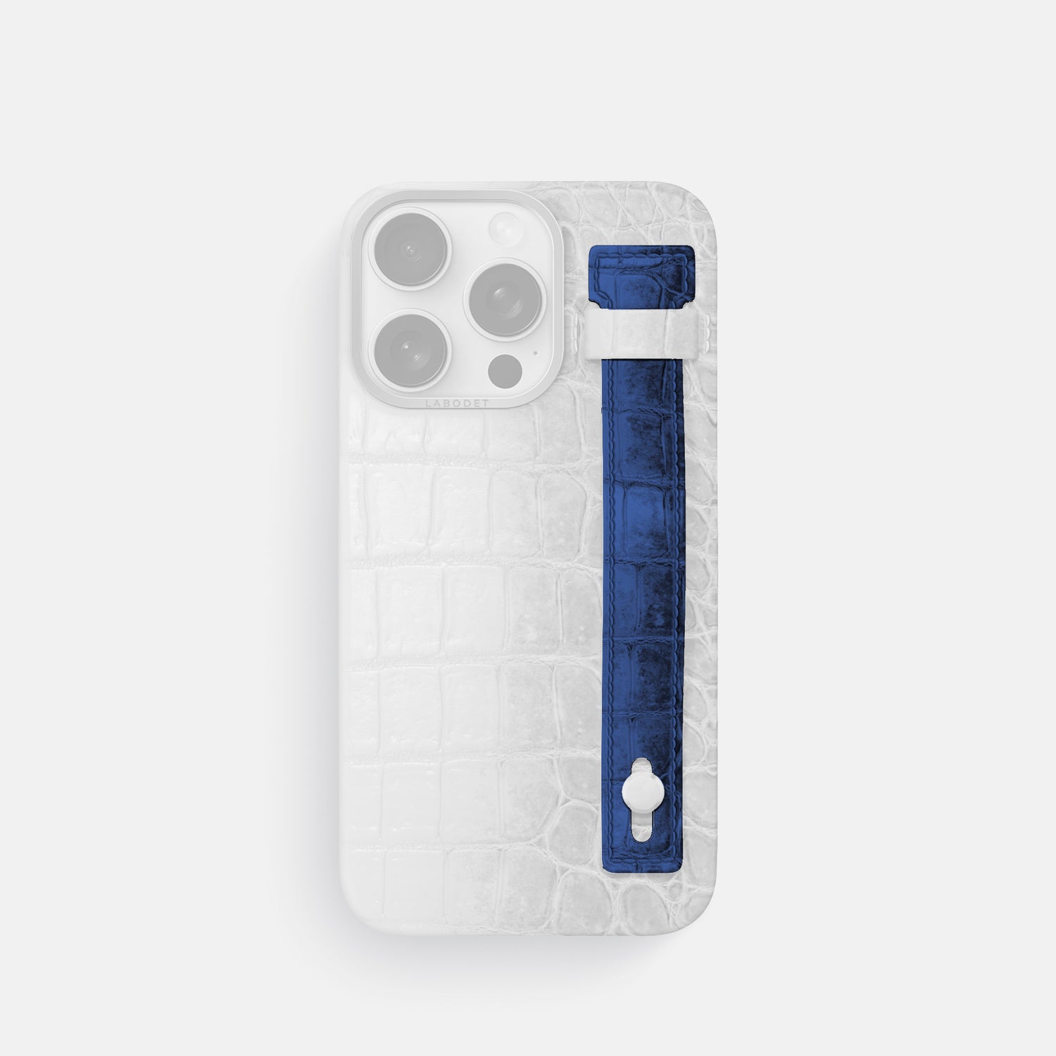Navy Blue iPhone 16 Pro Max Additional Strap Himalayan Crocodile -1 | Navy-Blue
