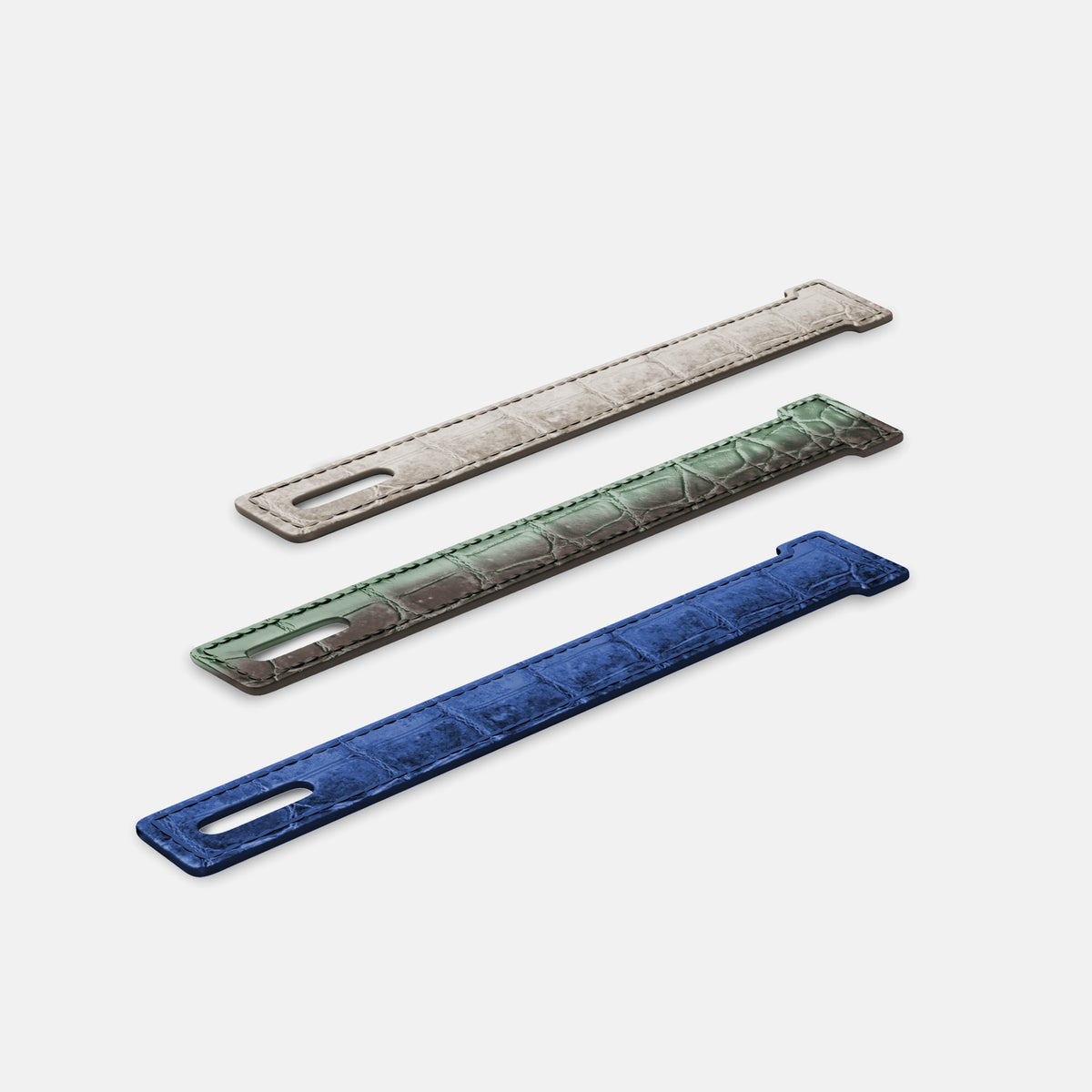 Navy Blue iPhone 16 Pro Additional Strap Himalayan Crocodile -3 | Navy-Blue