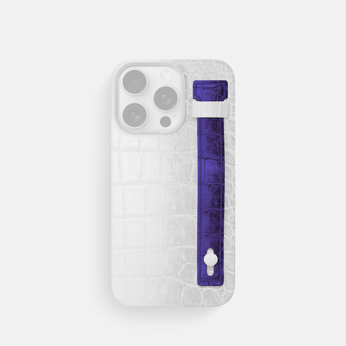 Purple iPhone 16 Pro Additional Strap Himalayan Crocodile -1 | Purple