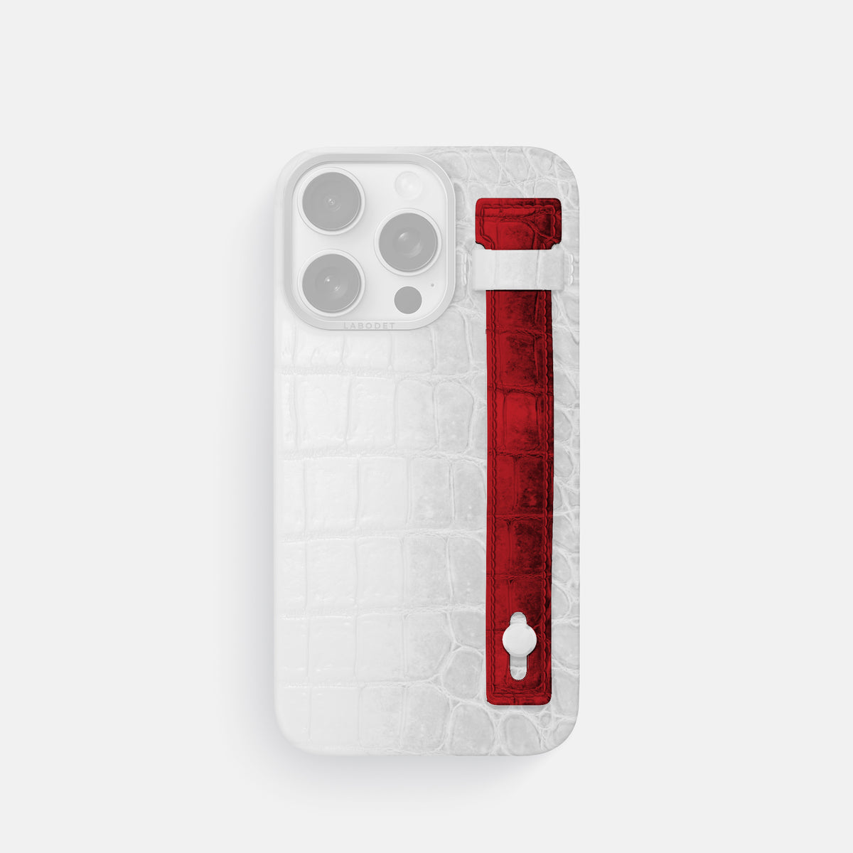Red iPhone 16 Pro Max Additional Strap Himalayan Crocodile -1 | Red