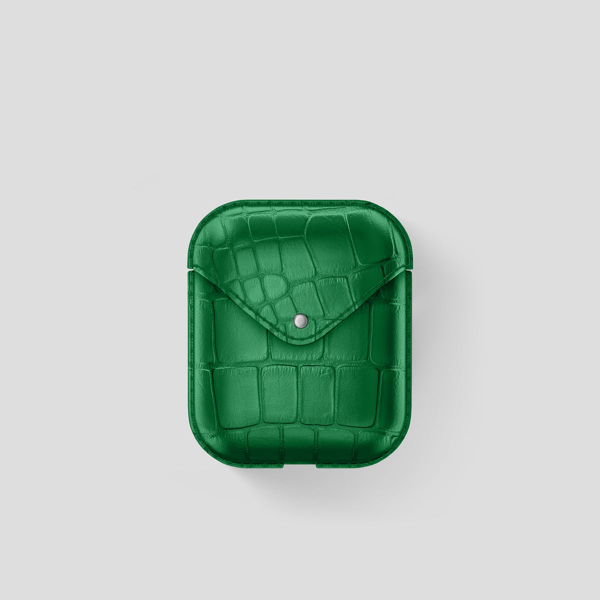 Forest-Green AirPods Cover Alligator -2 | Forest-Green