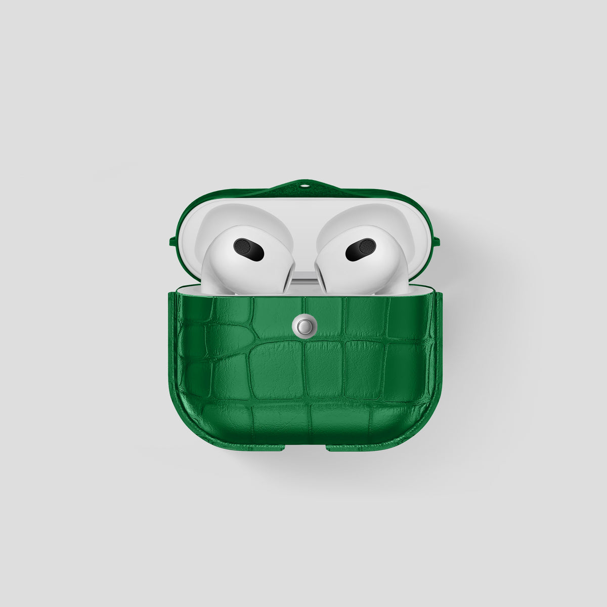 Forest-Green AirPods 3 Cover Alligator -1 | Forest-Green