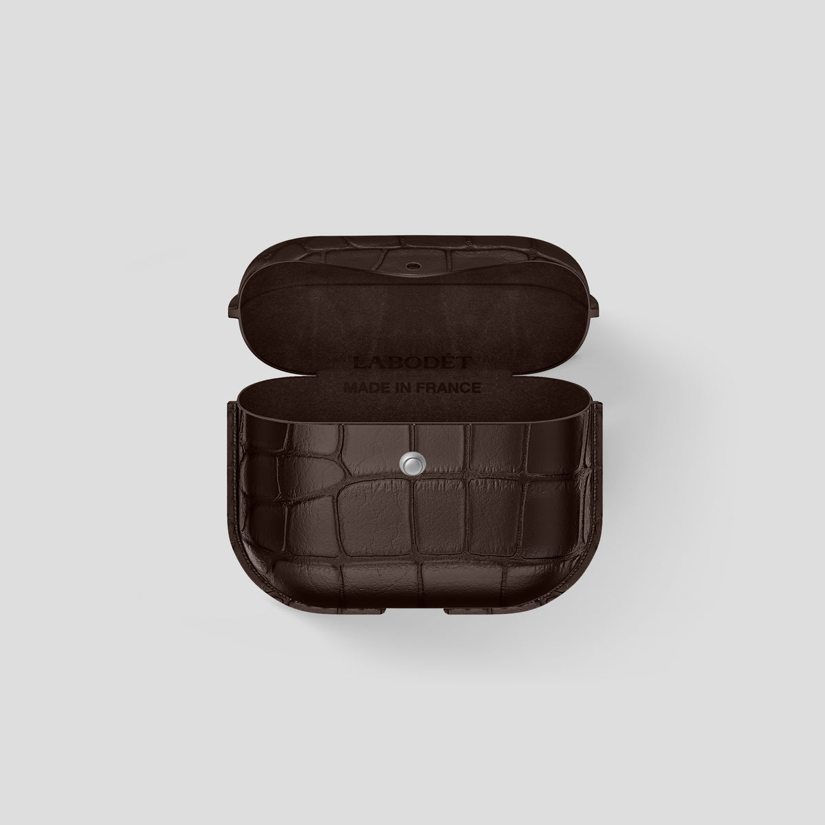 Dark Brown AirPods (4th Generation) Cover Alligator -4 | Dark-Brown