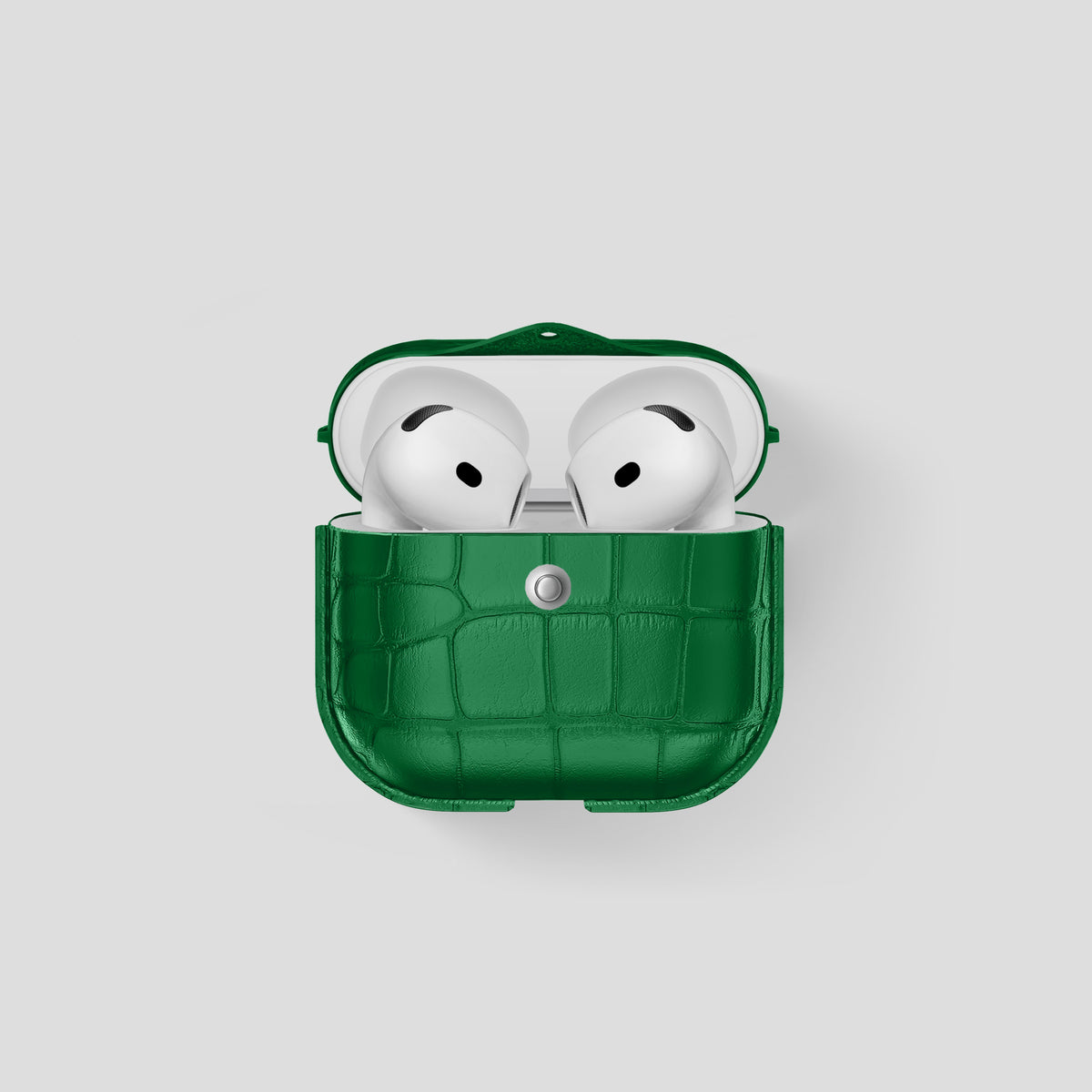Forest-Green AirPods (4th Generation) Cover Alligator -1 | Forest-Green