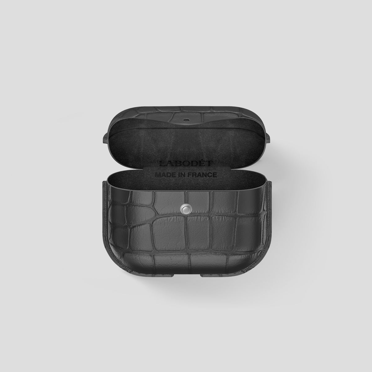 Grey AirPods (4th Generation) Cover Alligator -4 | Grey