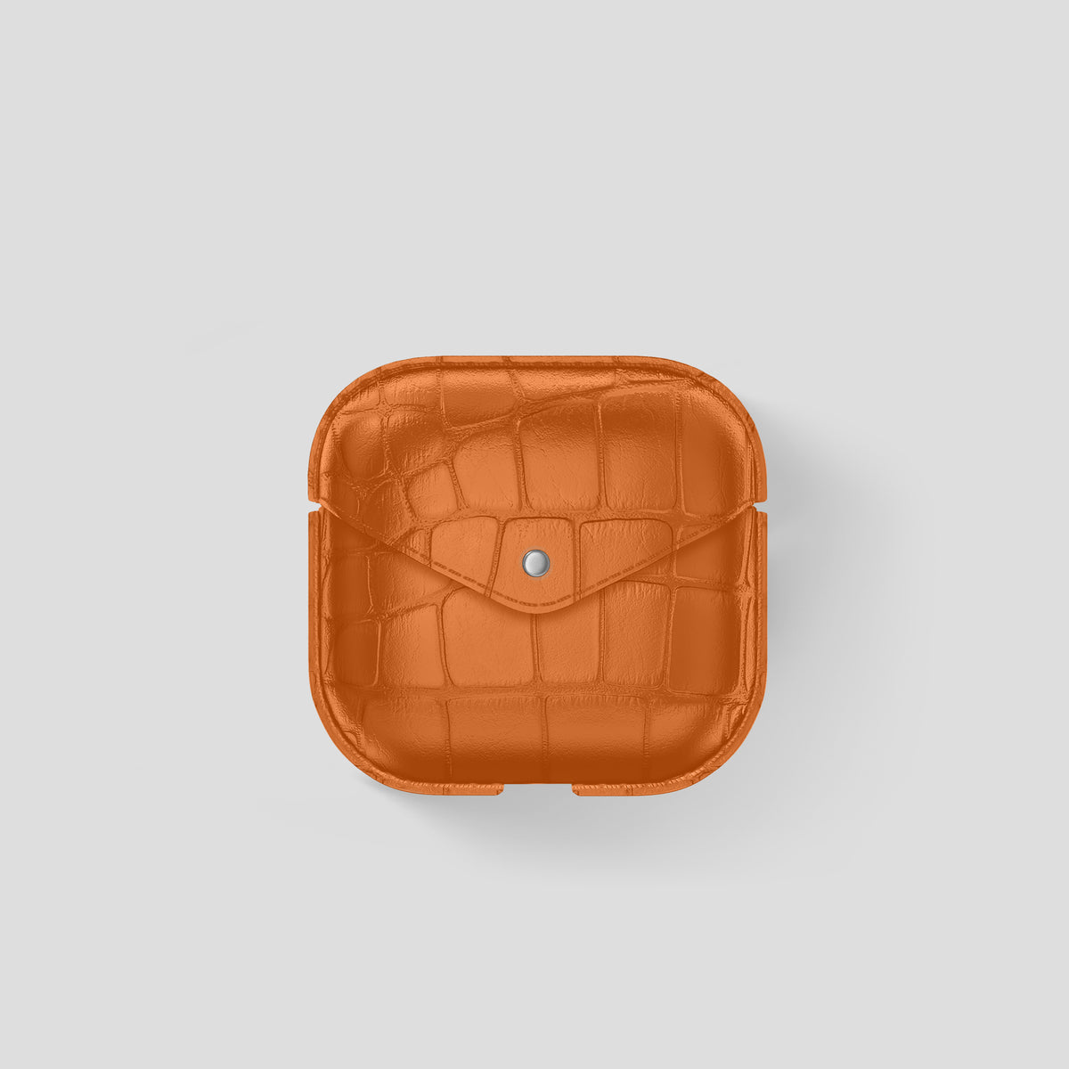 Orange AirPods (4th Generation) Cover Alligator -2 | Orange