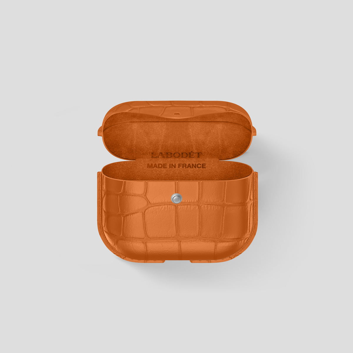 Orange AirPods (4th Generation) Cover Alligator -4 | Orange