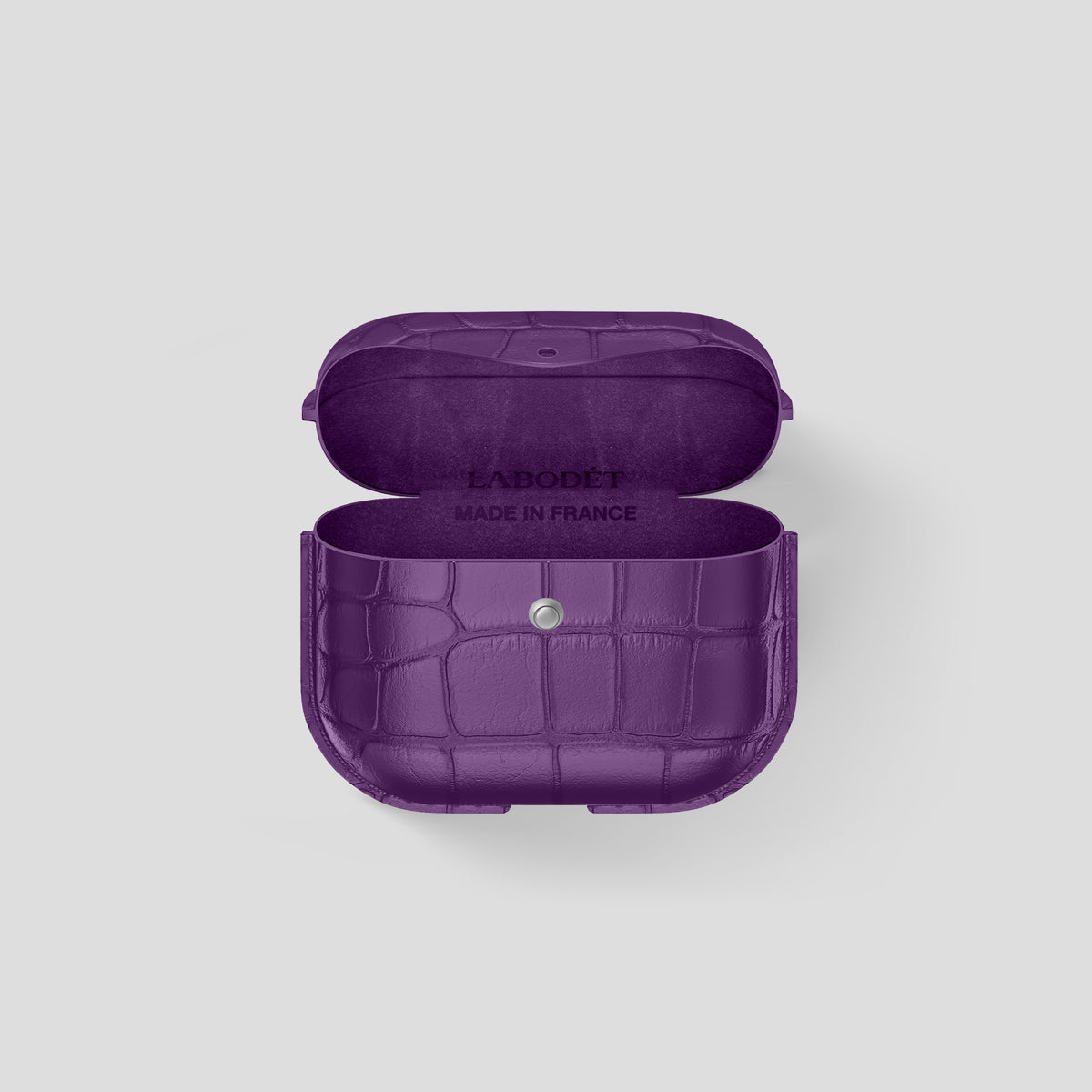 Purple AirPods (4th Generation) Cover Alligator -4 | Purple