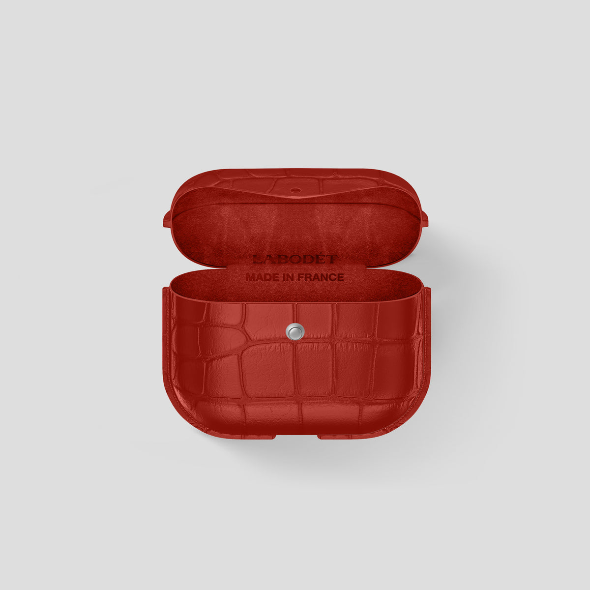 Red AirPods (4th Generation) Cover Alligator -4 | Red