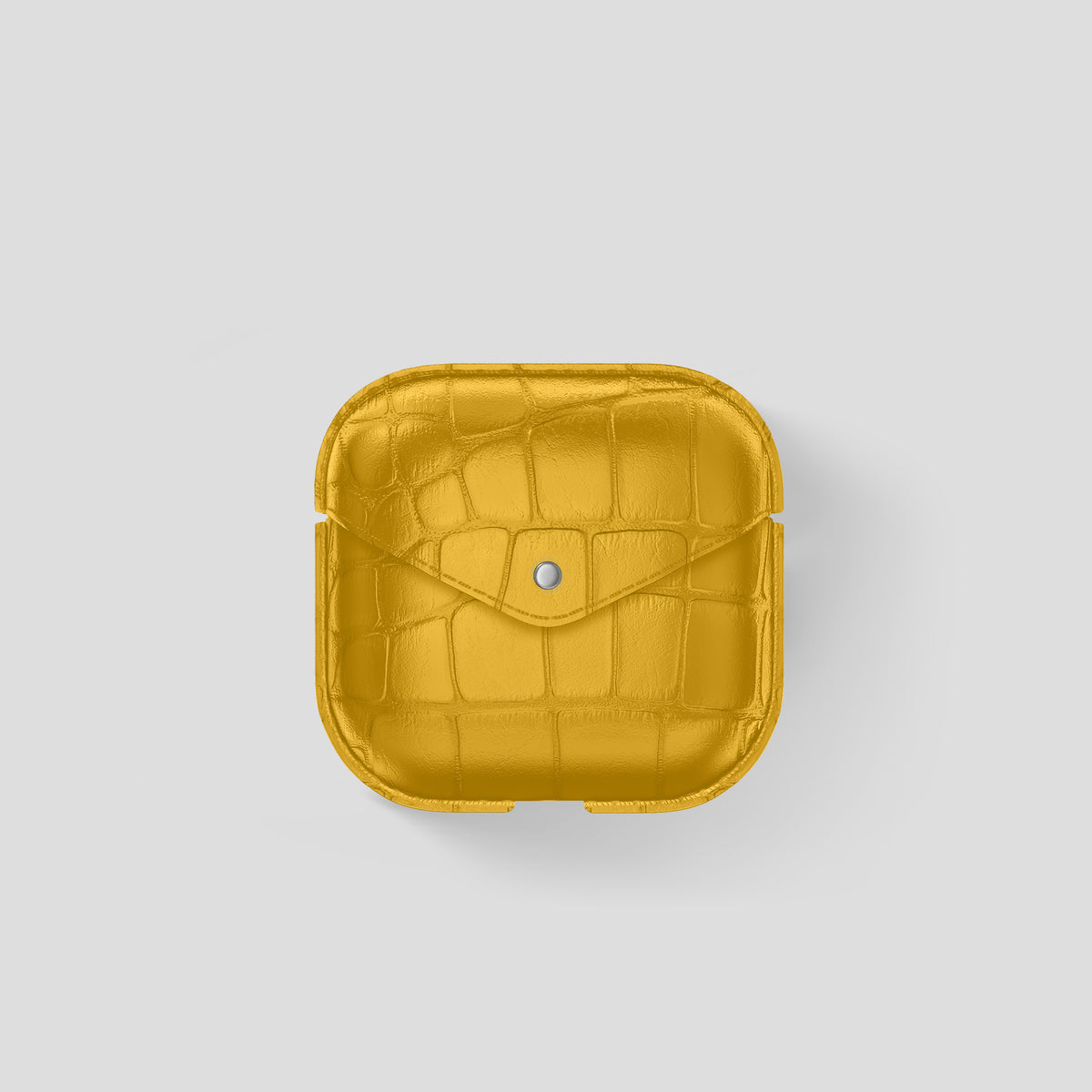 Yellow AirPods (4th Generation) Cover Alligator -2 | Yellow