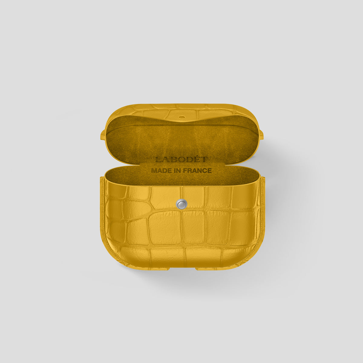 Yellow AirPods (4th Generation) Cover Alligator -4 | Yellow
