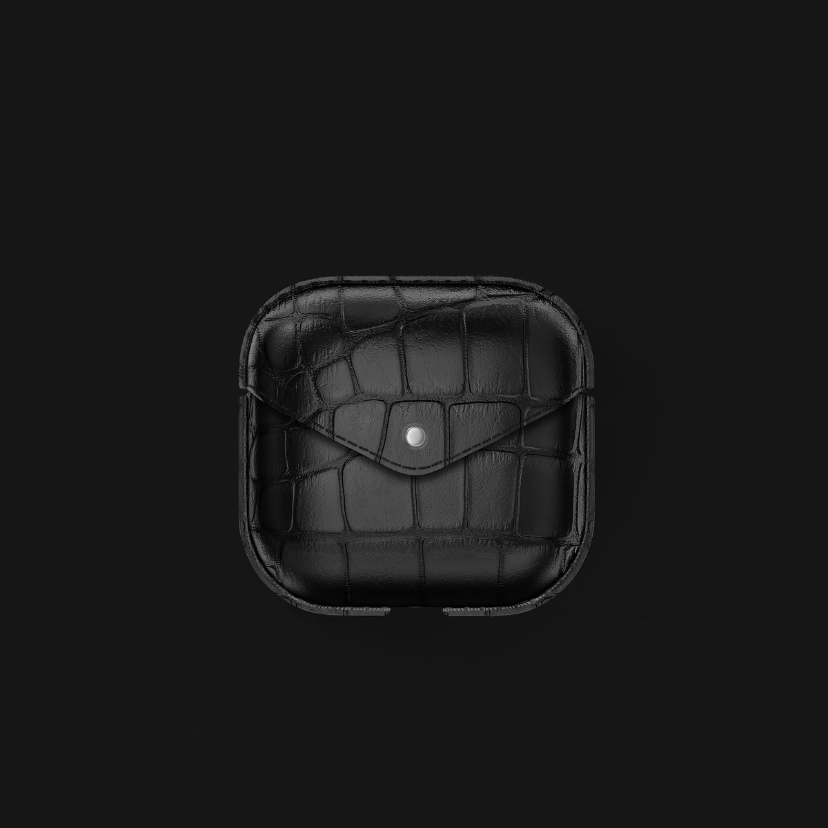 Edition-Black AirPods Cover Alligator -2 | Edition-Black