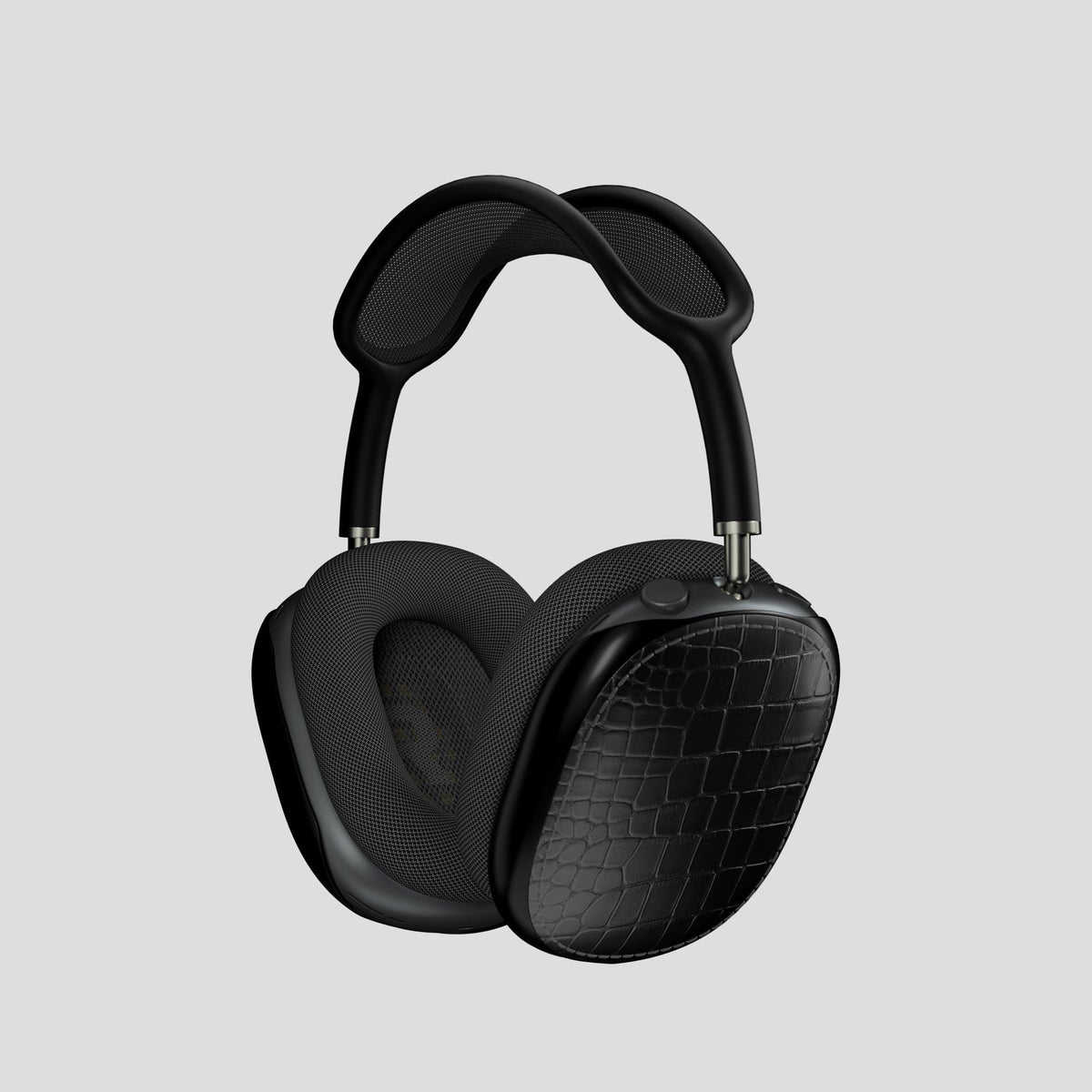 Black Shells For AirPods Max Alligator -1 | Black