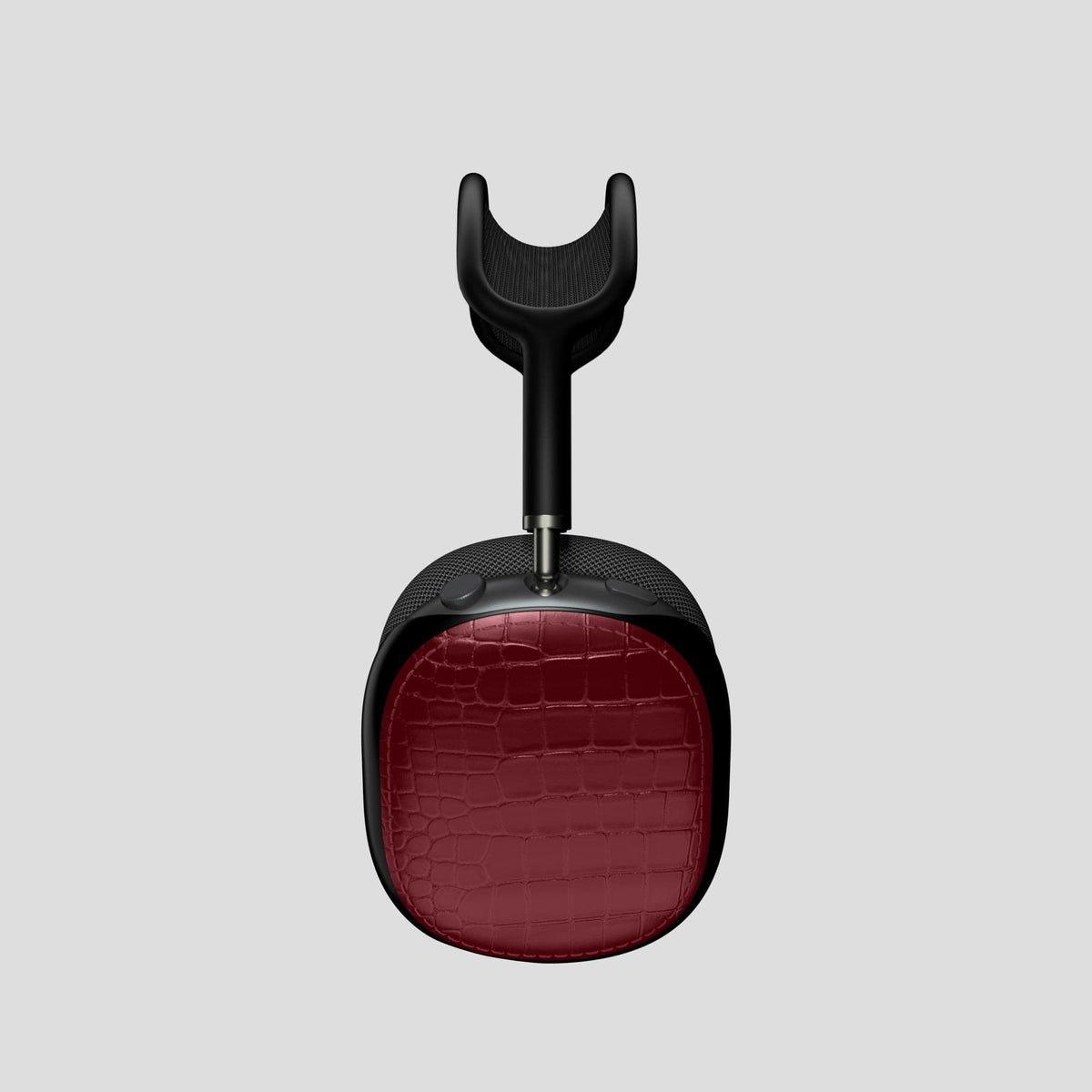 Burgundy Shells For AirPods Max Alligator -3 | Burgundy