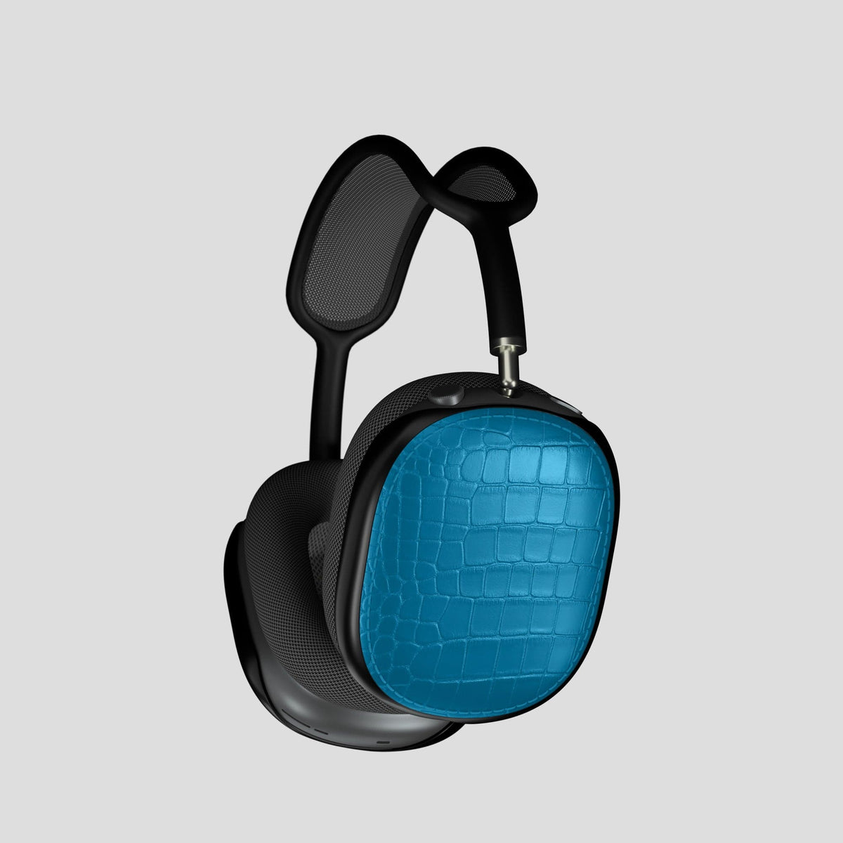 Curaçao-Blue Shells For AirPods Max Alligator -2 | Curaçao-Blue