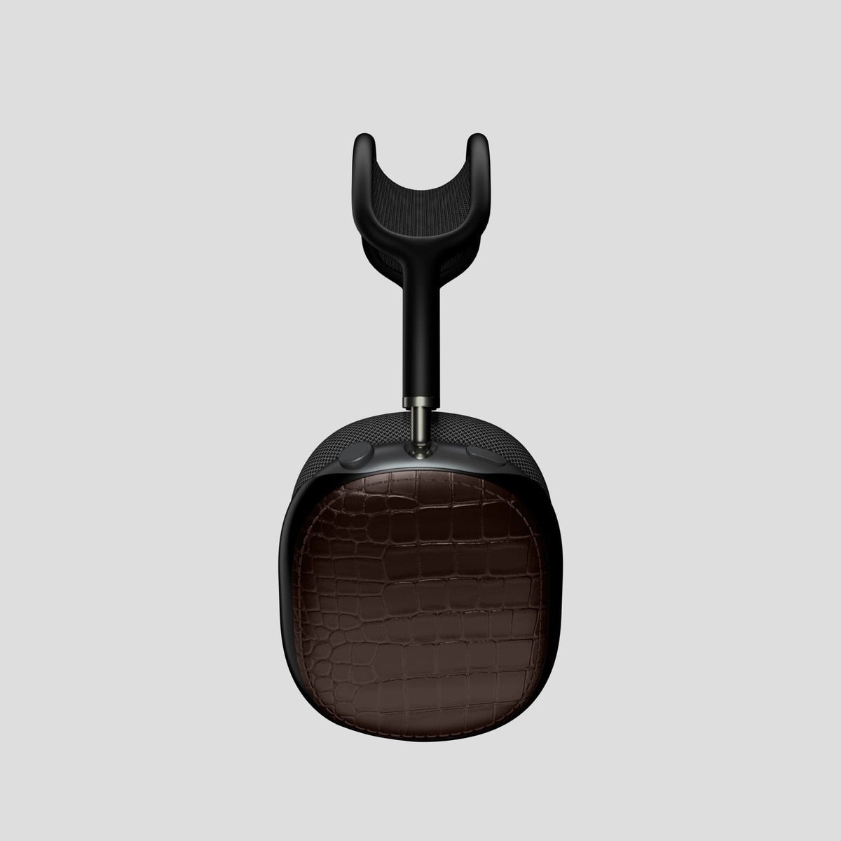 Dark Brown Shells For AirPods Max Alligator -3 | Dark-Brown