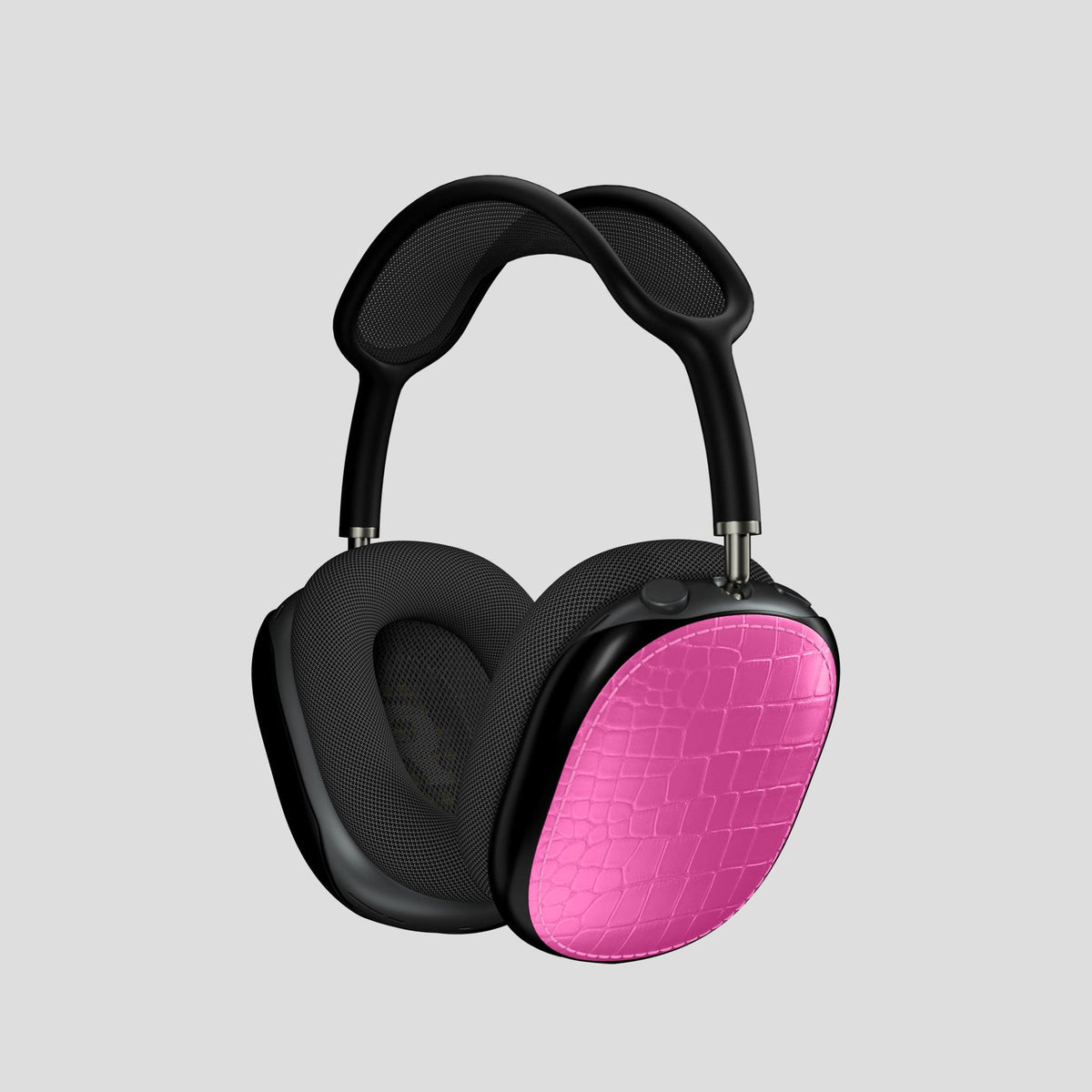 Fuchsia Shells For AirPods Max Alligator -1 | Fuchsia