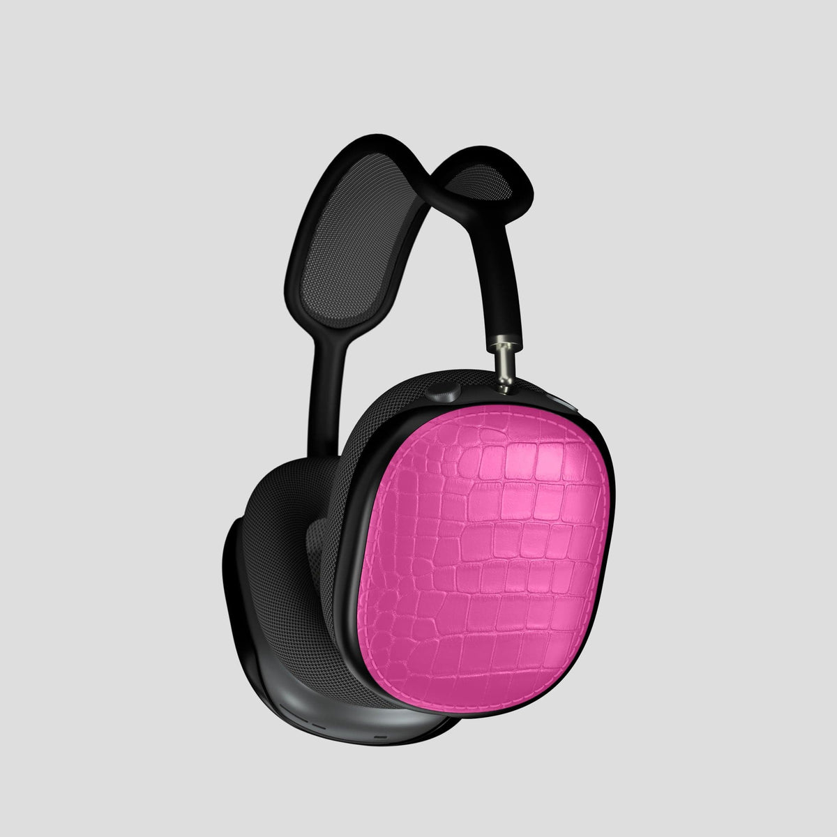 Fuchsia Shells For AirPods Max Alligator -2 | Fuchsia