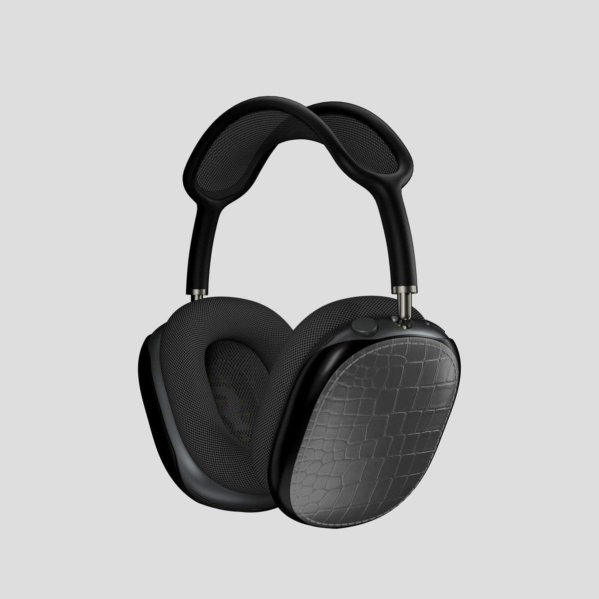 Grey Shells For AirPods Max Alligator -1 | Grey
