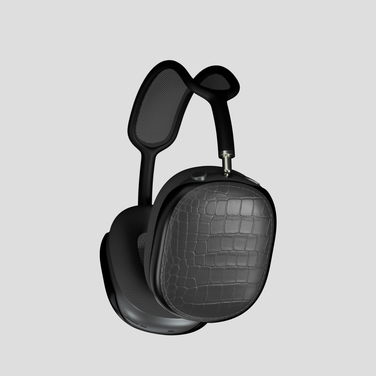 Grey Shells For AirPods Max Alligator -2 | Grey