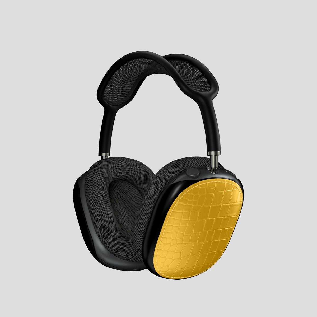 Yellow Shells For AirPods Max Alligator -1 | Yellow