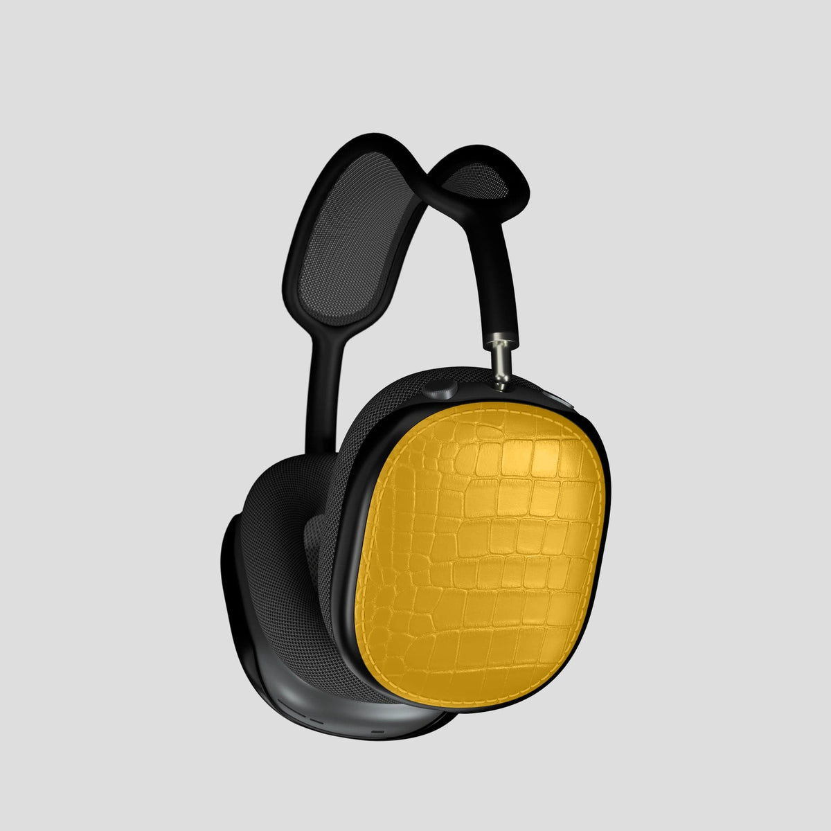Yellow Shells For AirPods Max Alligator -2 | Yellow