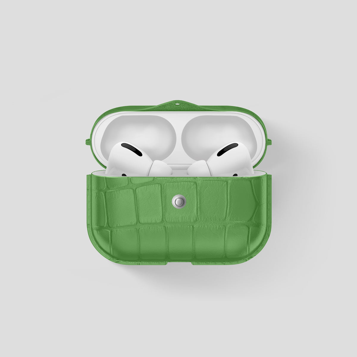 Apple-Green AirPods Pro (3rd gen) Cover Alligator -1 | Apple-Green