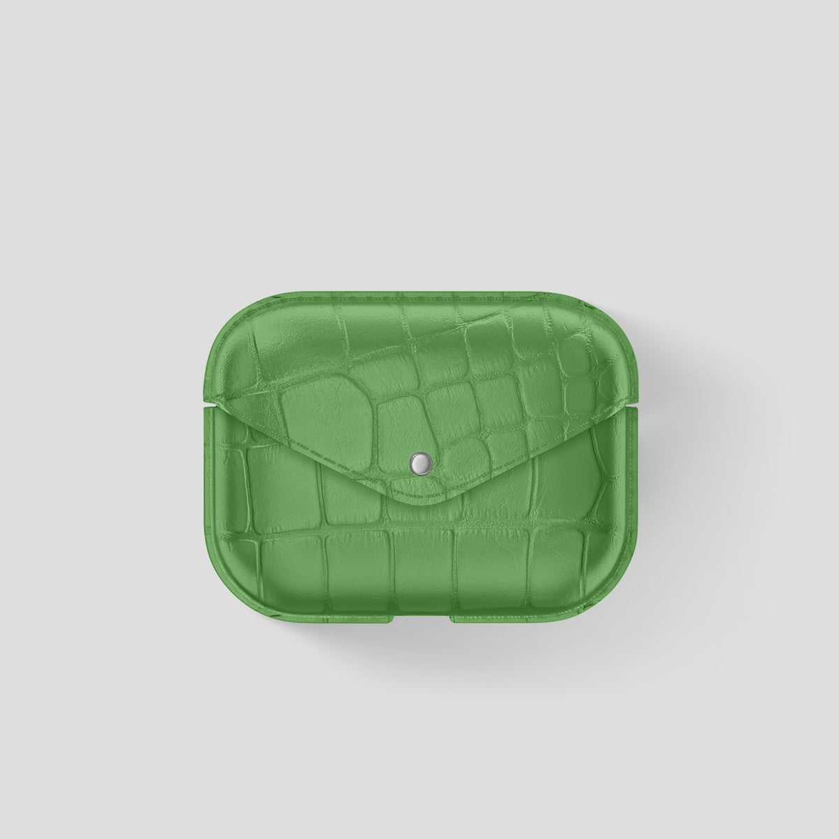 Apple-Green AirPods Pro (3rd gen) Cover Alligator -2 | Apple-Green