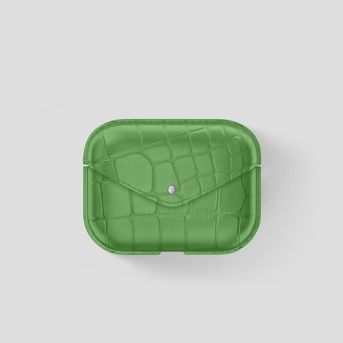 Apple-Green AirPods Pro (2nd gen) Cover Alligator -2 | Apple-Green