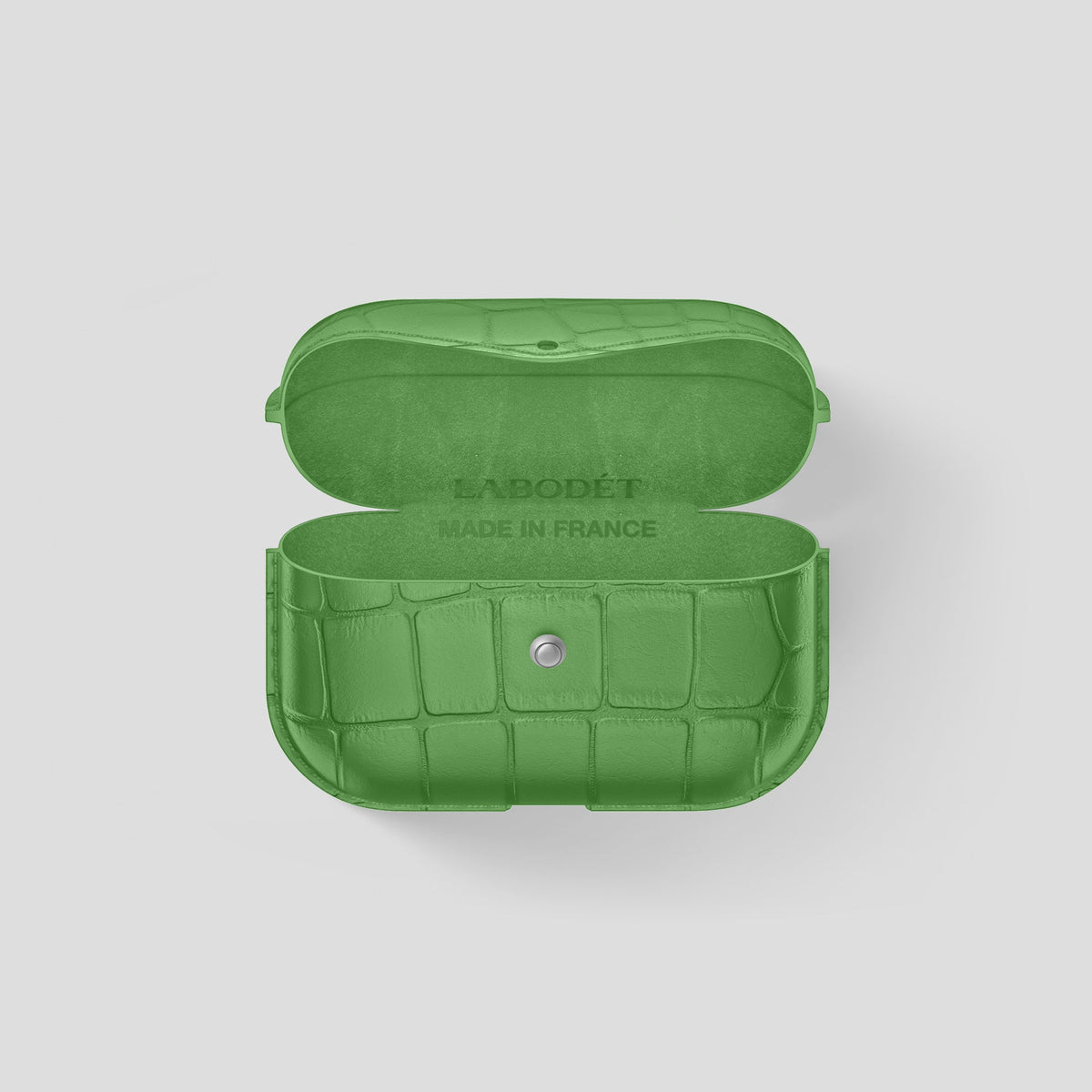 Apple-Green AirPods Pro (2nd gen) Cover Alligator -4 | Apple-Green