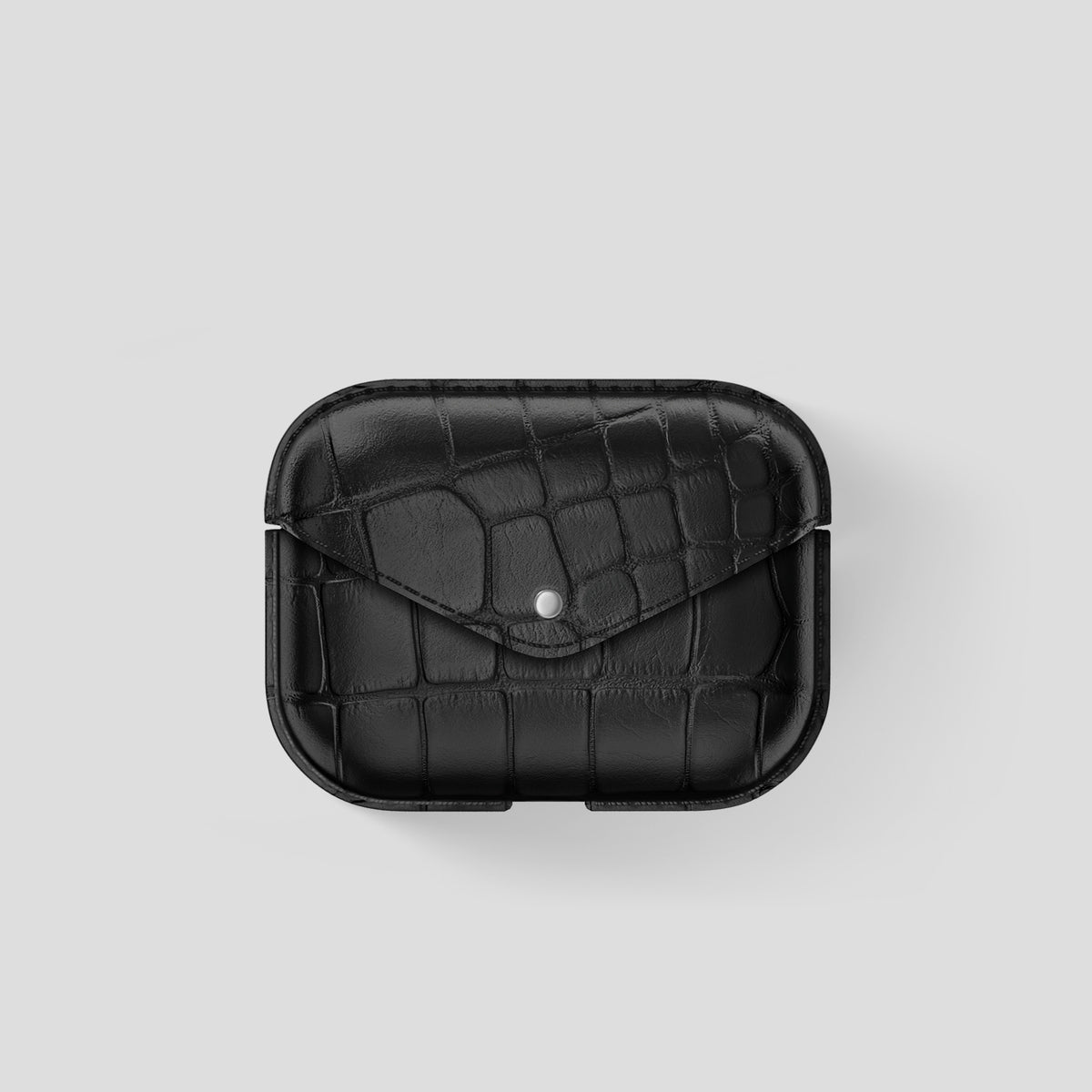 Black AirPods Pro (3rd gen) Cover Alligator -2 | Black