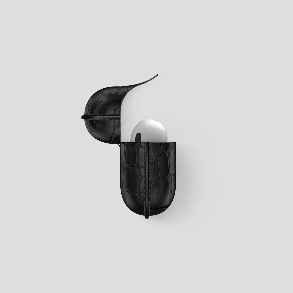 Black AirPods Pro (2nd gen) Cover Alligator -3 | Black