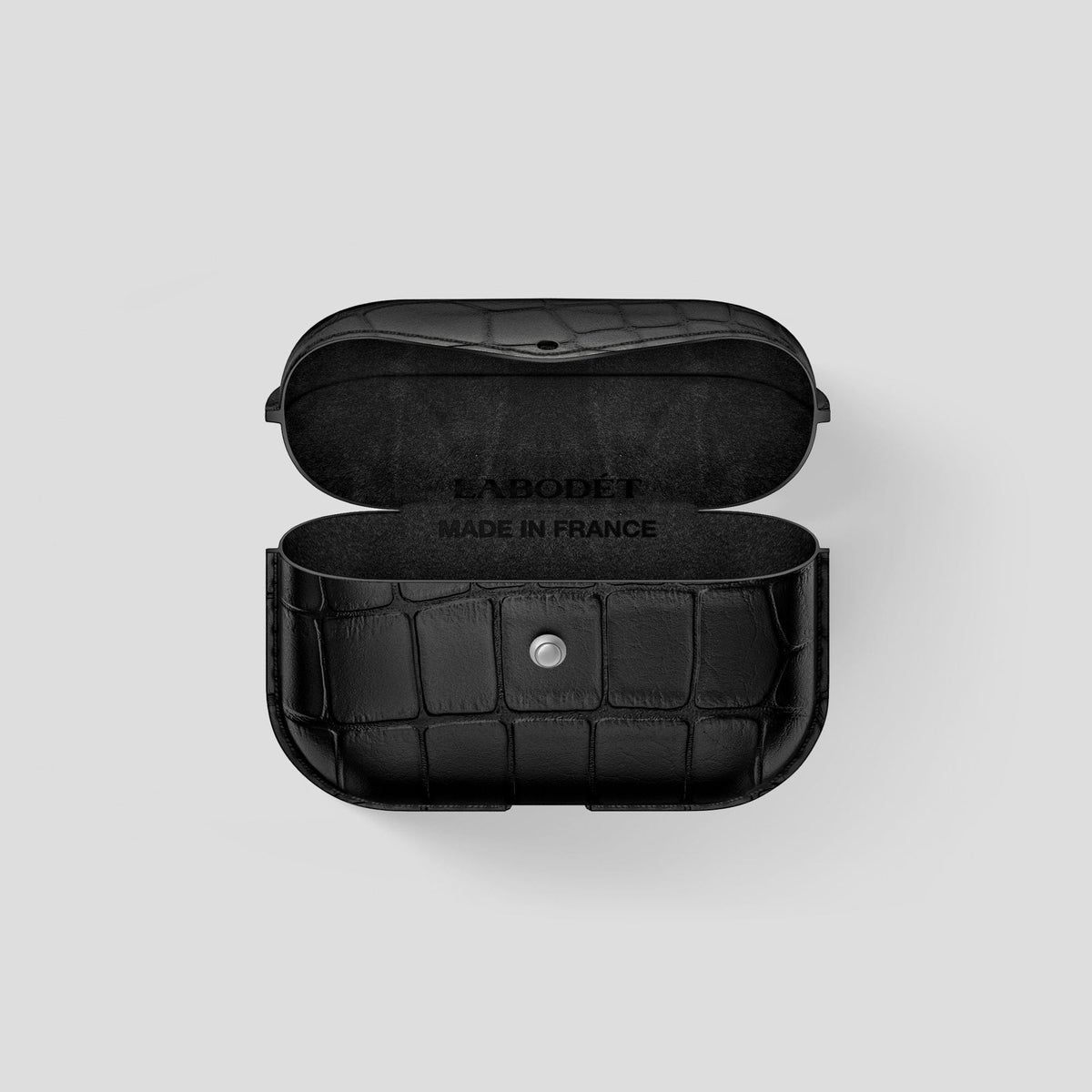 Black AirPods Pro (2nd gen) Cover Alligator -4 | Black