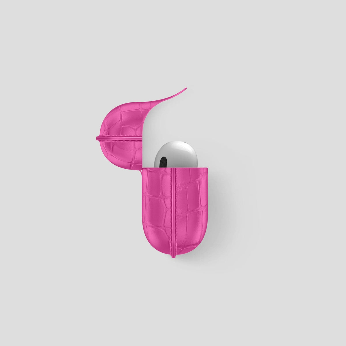 Fuchsia AirPods Pro (2nd gen) Cover Alligator -3 | Fuchsia