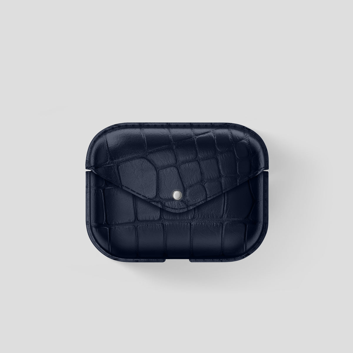 Navy Blue AirPods Pro (3rd gen) Cover Alligator -2 | Navy-Blue