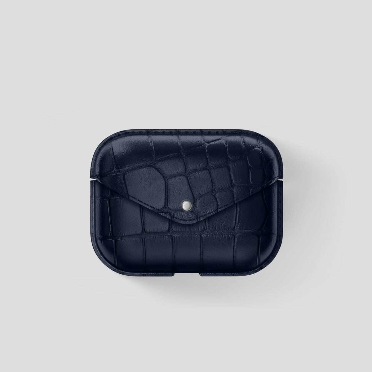 Navy Blue AirPods Pro (2nd gen) Cover Alligator -2 | Navy-Blue