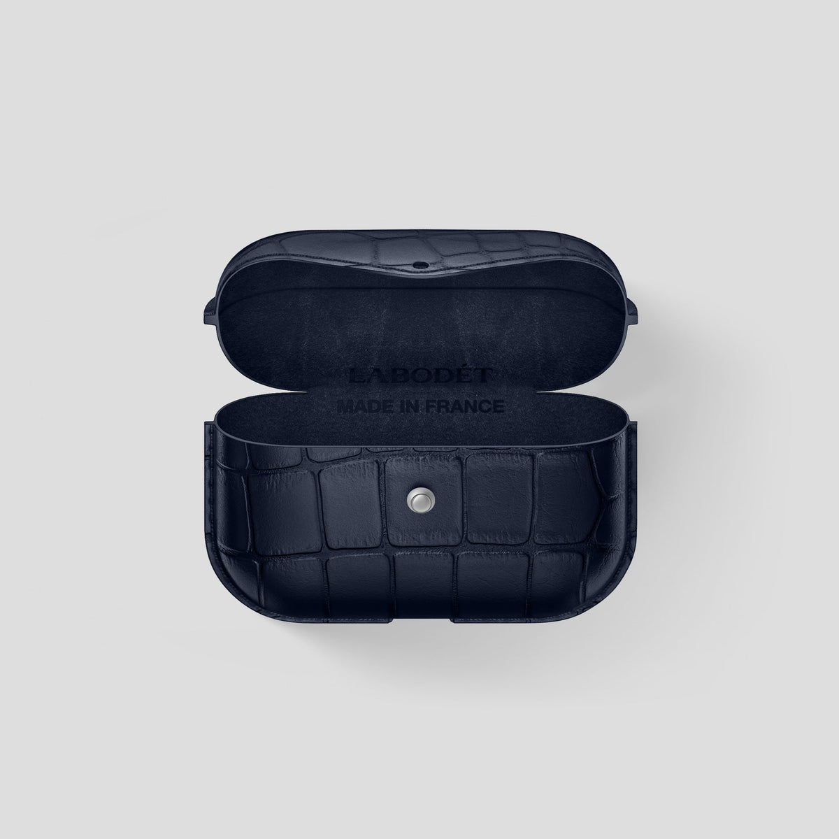 Navy Blue AirPods Pro (2nd gen) Cover Alligator -4 | Navy-Blue