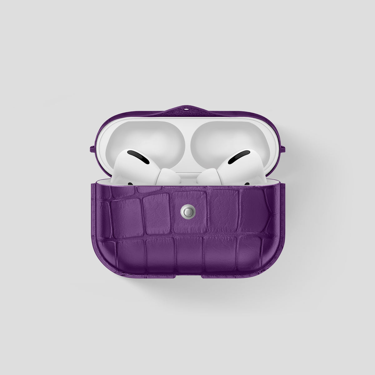 Purple AirPods Pro (3rd gen) Cover Alligator -1 | Purple