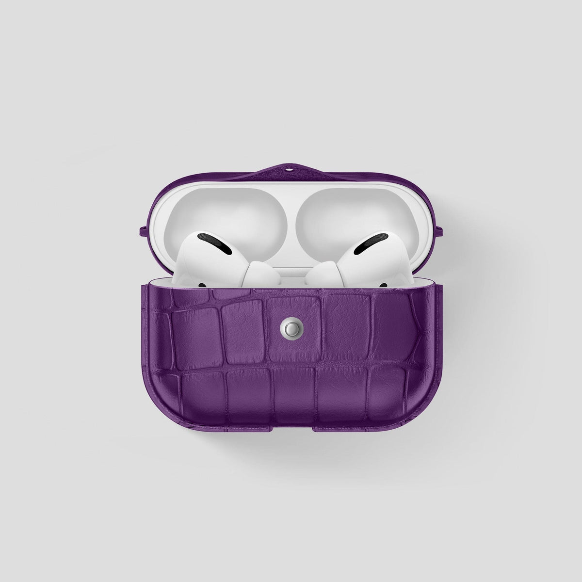 Purple AirPods Pro (2nd gen) Cover Alligator -1 | Purple