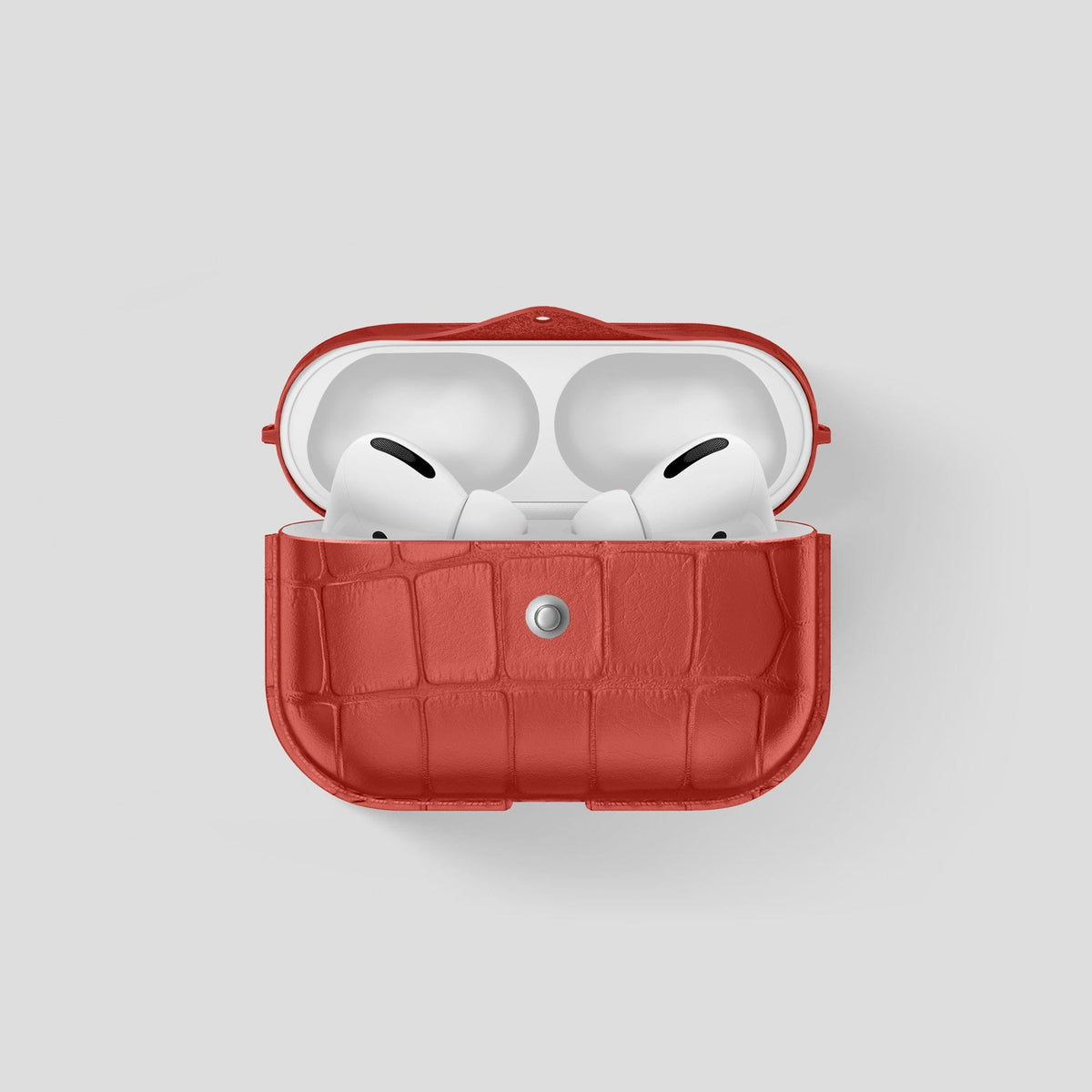 Red AirPods Pro (2nd gen) Cover Alligator -1 | Red