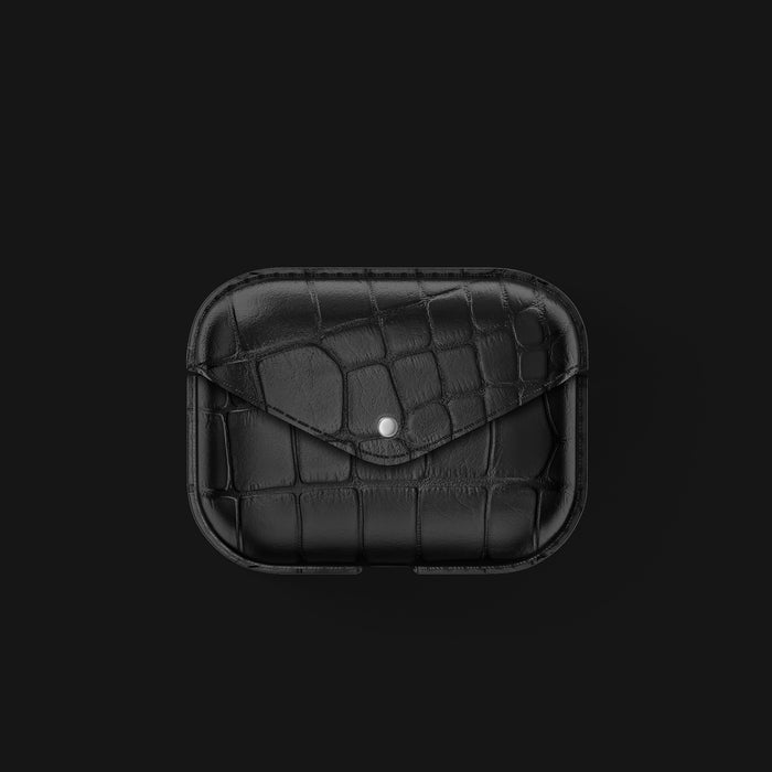 Cover Edition-Black For AirPods (4th gen) In Alligator -1 | Edition-Black