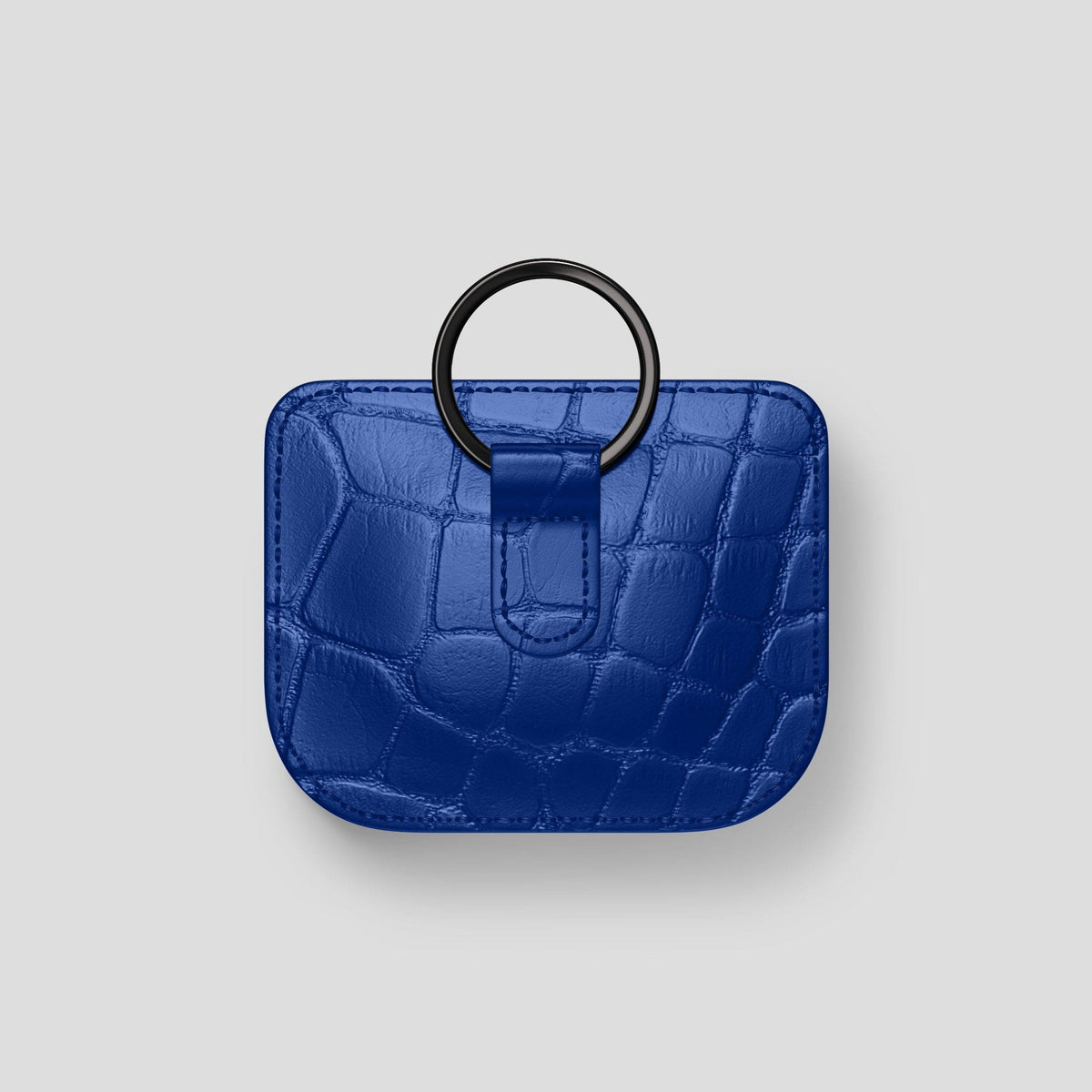 Royal Blue AirPods Pro (1st gen) Pouch Alligator with Black Metal -5 | Royal-Blue-Black