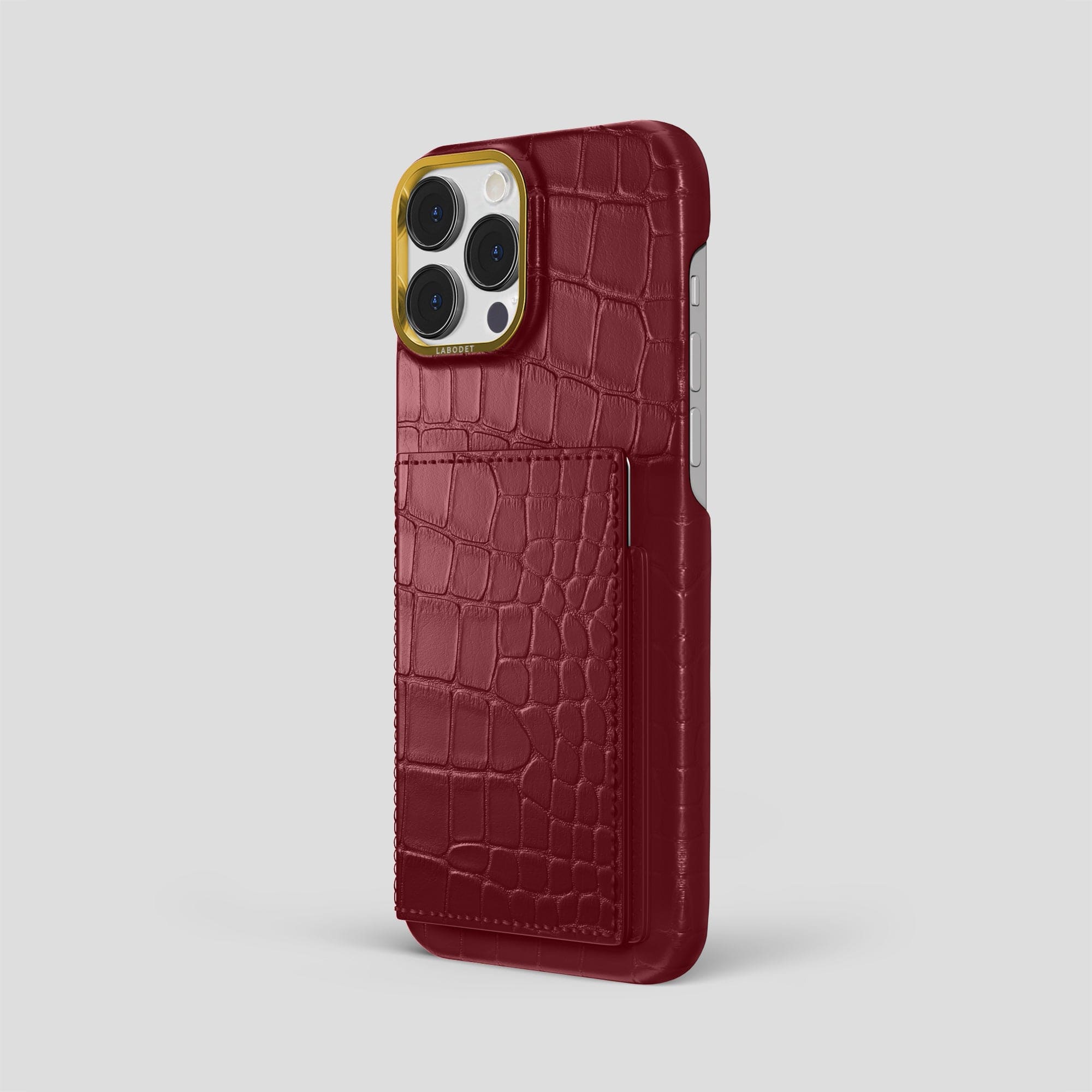 Bi-Fold Case For iPhone 15 Pro Max In Alligator – Labodet